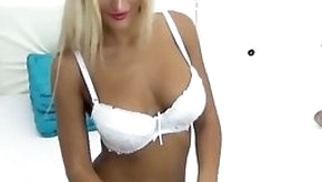 Sweetpeachxx: blonde in white lingerie