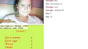 Omegle Girl Plays The Game