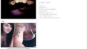 chatroulette - very horny spanish girl masturbates hard