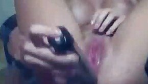 Kinky GF fucks her ass with dildo toy