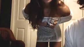 Amazing body girlfriend fucked on webcam