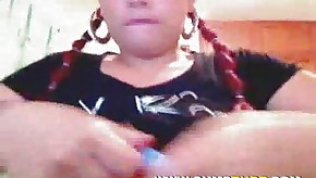 Very Hot Redhead Teen Tits and Pussy on Webcam