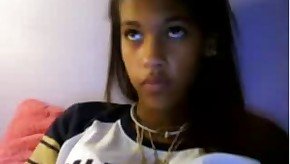 hot black teen on cam