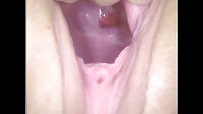 Amateur french pussy gaping and fisting