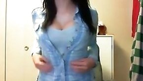 College girl  webcam tease