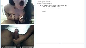 Chatroulette: Cumshot with a HOT Sexy Asian Girl