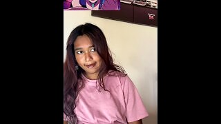 Lithica The Succubus: Petite Indian Girl’s Reaction